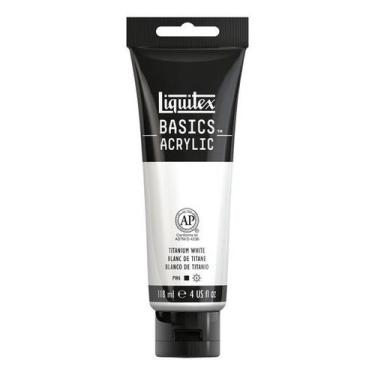 Imagem de Tinta Acrílica Liquitex Basics 118ml 432 Titanium White, basics