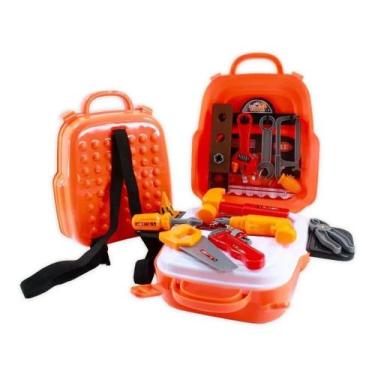 Imagem de Brinquedo Infantil Maleta De 9 Ferramentas E 13 Acessórios.. - Toy Kin