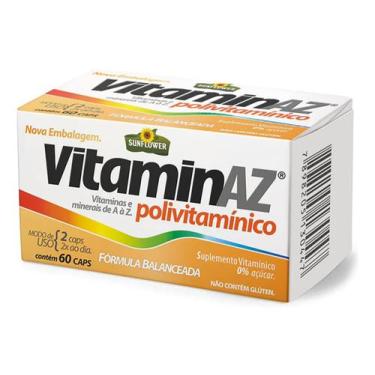 Imagem de Vitamina de AZ Polivitamínico 560 mg 60 caps Sunflower