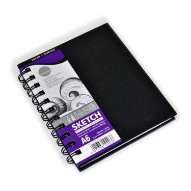 Imagem de Sketchbook com Espiral Daler Rowney Simply A6 100g 54 Folhas - DALER &