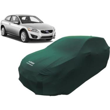 Imagem de Capa Para Carro Volvo C30 Proteção Contra Riscos - Mz, Verde