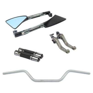 Imagem de Manete Manopla Retrovisor Guidão Fazer 150 UBS Factor 150 UBS - NoBran
