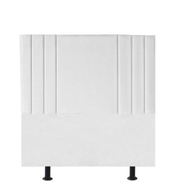 Imagem de Cabeceira Estofada Cama Box Solteiro Grécia 110cm material sintético -
