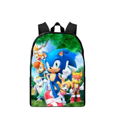 Imagem de Mochila Escolar Infantil Pré Modelo Reforçada Creche Bolsa Estampada -