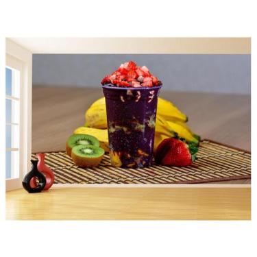 Imagem de Papel De Parede 3D Alimentos Açai No Copo Frutas 3,5M Al439 - Você Dec