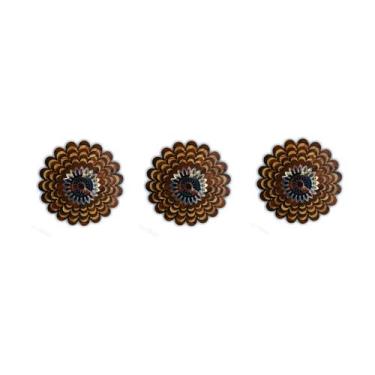 Imagem de Mandala Decorativa Ambiente Sala Quarto Kit 3 Pçs 38163 - CREATUS, mar