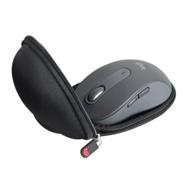 Imagem de Hermitshell Capa rígida de viagem para mouse sem fio Logitech Signature M650 (preto, capa para M650)