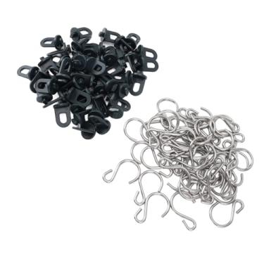 Imagem de Gancho para Estufa, Clipes Torcidos para Estufa, Clipes para Pendurar Plantas, Clipes Torcidos para Estufa, Cabides de Plantas, Clipes de Fixação Com Ganchos S para Sombreamento