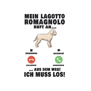 Imagem de Lagotto Romagnolo Notizbuch: Mein Lagotto Romagnolo ruft an Lagotti Geschenk / 6x9 Zoll / 120 karierte Seiten Seiten