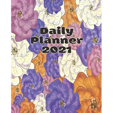 Imagem de Daily Planner 2021: Mindfulness Daily Journal Task Planner/gratitude journal Productivity Goal for women/Tracker for your Habits that will help you to progress with a Healthy Lifestyle