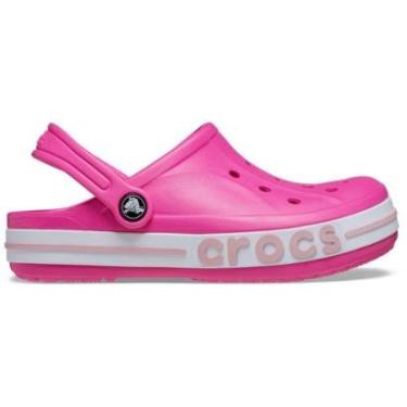 Imagem de Sandália Crocs Bayaband Clog T Electric Pink/Petal Pink-Feminino