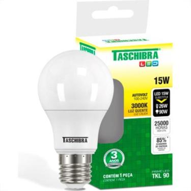 Imagem de Lampada Led Bulbo Taschibra 15W 3000K