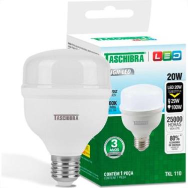 Imagem de Lampada Led Bulbo Taschibra 20W 6500K E27