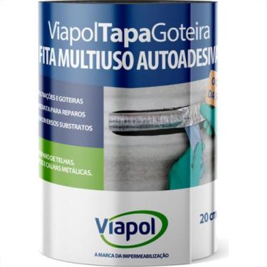 Imagem de Fita Adesiva Tapa Goteira 20Cmx10Mt - VIAPOL