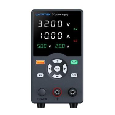 Imagem de Fonte de Bancada Wanptek GC3010 32V 10A 320W 4 Dígitos Preto - BringIT