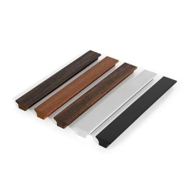 Imagem de Kit 28 Puxadores Armario Multiuso Combate - Amélia Móveis, Imbuia