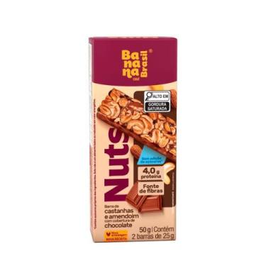 Imagem de Barra de Cereal Nuts Chocolate Banana Brasil - 50g
