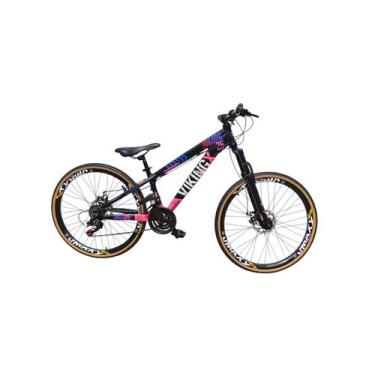 Imagem de Bicicleta Aro26 Vikingx Tuff 25 Aluminio 21 Velocidades Freeride Rodas