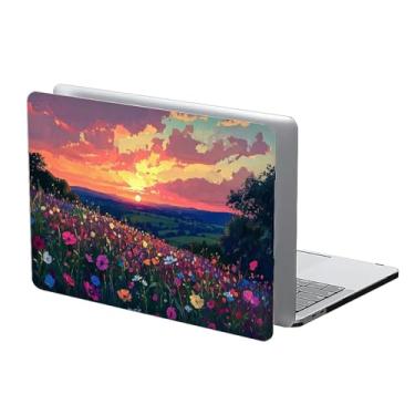 Imagem de COTAIL Compatível com MacBook Air 13 polegadas, capa rígida de plástico para 2025 2024 2023 2022 capa protetora rígida 13.3 Pro (A1706/A1708/A1989/A2159/A2289/A2251/A2338), flores silvestres