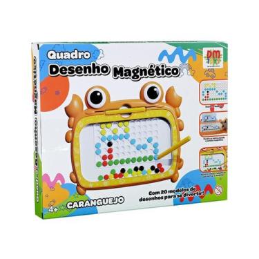 Imagem de Lousa Magica Desenho Magnético Caranguejo - DM Toys