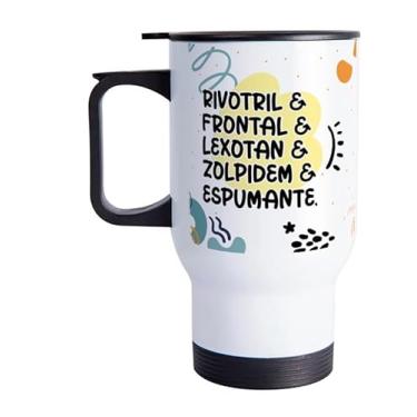 Imagem de Copo Térmico Divertida Rivotril Espumante 475ml Inox