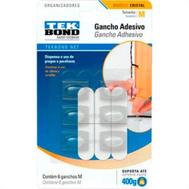 Imagem de Tek Gancho  Cristal Transpar,M C/06 - TEK BOND