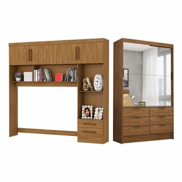 Imagem de Guarda Roupa Casal Modulado Sevilha Premium Carioca Móveis Cinamomo