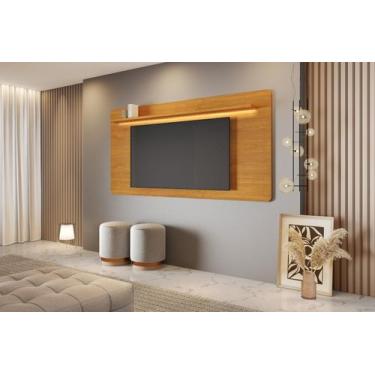 Imagem de Painel cristal para tv 70'' com led acabamento arredondado - JCM MOVEL