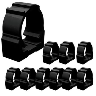 Imagem de Kit 10 UN Abraçadeira P/ Eletroduto 3/4pol - MAXIDUTOS, Preto