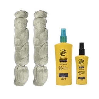 Imagem de Kit 2 Jumbo Para Trança 399g + Shampoo e Tônico Super Fresh - Ser Mulh