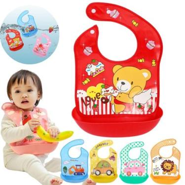 Imagem de Babador Avental Papinha Bebê Impermeável Blw Migalhas Infant - PDIMPOR