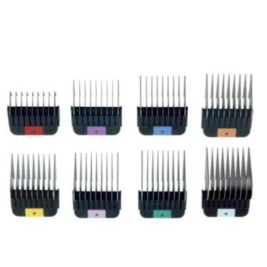 Imagem de Kit de Pentes Wahl Original Pet Graduadores de Altura 1 Ao 8 P/ Km2, K