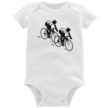Imagem de Body Bebê Race Bike - Foca na Moda, Branco, GG