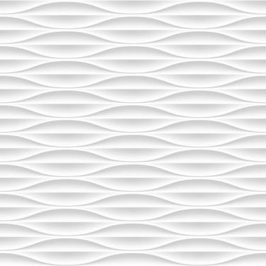 Imagem de Papel De Parede Efeito Gesso Ondas Mosaico Rolo Lavável 10m