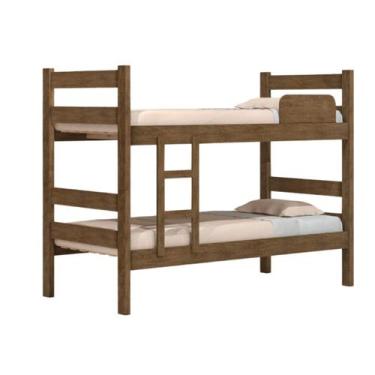 Imagem de Beliche Solteiro MDF Com Escada  Prisma - J&A Móveis - j&amoveis, Jequ