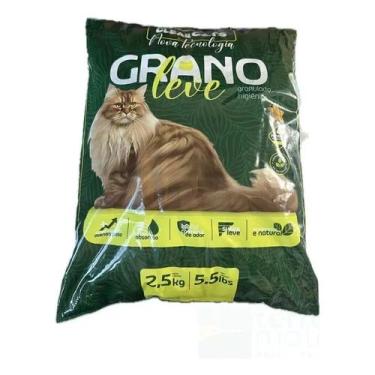 Imagem de 2 Sacos De Areia Higiênica Para Gatos Granoleve Com Celulose 8L - ALL 