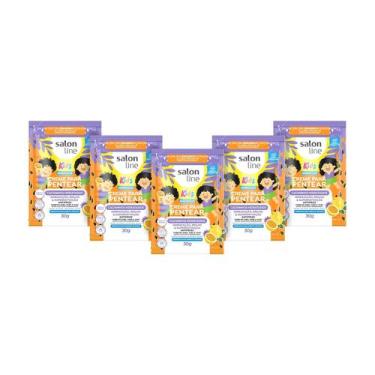 Imagem de Kit com 5 unidades de Sachê Creme para Pentear Maracujá Kids Cachinhos