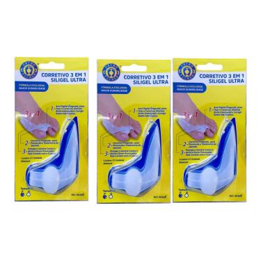 Imagem de Kit C3 Corretor Joanete Tam G Siligel - Ortho Pauher