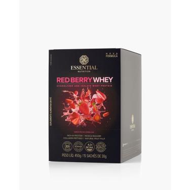 Imagem de Red Berry Whey Frutas Vermelhas - 15 sachês - Essential
