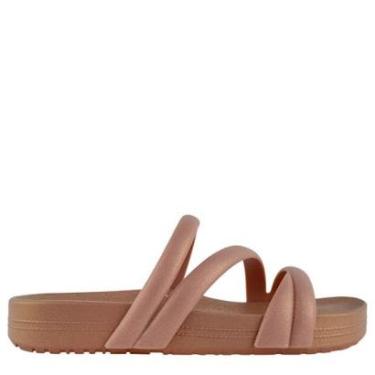 Imagem de Tamanco Zaxy Feminino Brilho Perolado Nude 19211-Feminino