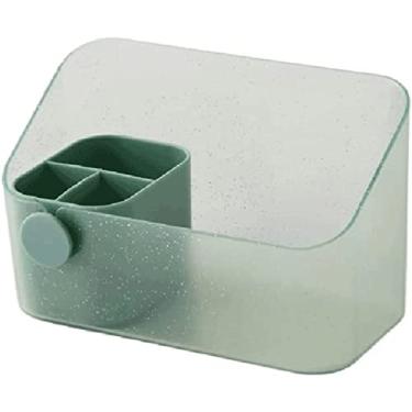 Imagem de Porta-lápis de mesa, suporte de lápis multigrade, suporte de caneta de grande capacidade, suporte de pincel de maquiagem durável multifuncional, suporte de armazenamento de canetas criativo, papelaria
