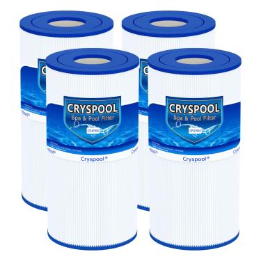 Imagem de Cryspool® Filtro 07034 compatível com CX470XRE, Swimclear C2020, Sta-Rite PRC 50, 25200-0150S, C-7447, PA50SV, FC-1235, cartucho de filtro de piscina de 4 × 50 pés quadrados, pacote com 4