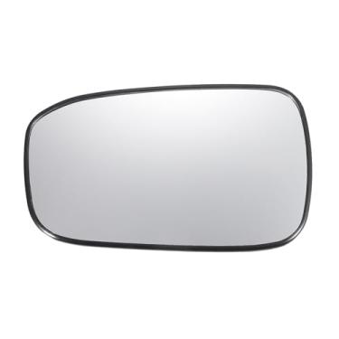 Imagem de X AUTOHAUX Substituição de vidro retrovisor do lado esquerdo do motorista com placa de suporte vidro branco não aquecido para Honda Accord 2003-2007