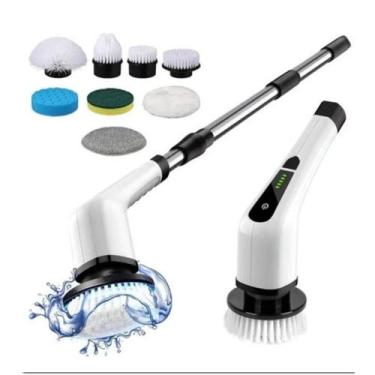 Imagem de Escova Elétrica de Limpeza Ajustável Janela Banheiro e Cozinha Ferrame