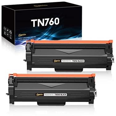 Imagem de Cartucho de toner compatível Kogain para impressora Brother TN760 TN-760 TN730 de alto rendimento 2 unidades, funciona com Brother HL-L2350DW HL-L2370DWXL MFCL2710DW DCP-L2550DW HL-L2395DW MFC-L2750DW