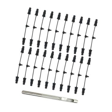 Imagem de Colaxi RC Retentor de borracha Pull Tabs Body Clip Retentor Easy Instalação Utilitário leve Substitua diretamente os acessórios de carro RC, 21 Peças