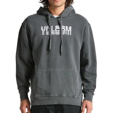 Imagem de Moletom Volcom Canguru Cement WT25 Masculina Preto