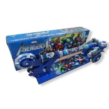 Imagem de Patinete Infantil De Ferro Os Vingadores 3 Roda