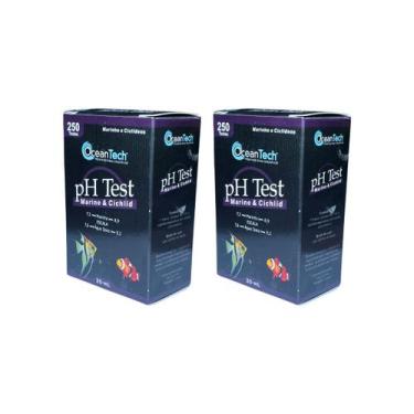 Imagem de 2 Teste de pH Marinho OceanTech Marine Cichlid Aquario Peixe - Ocean T