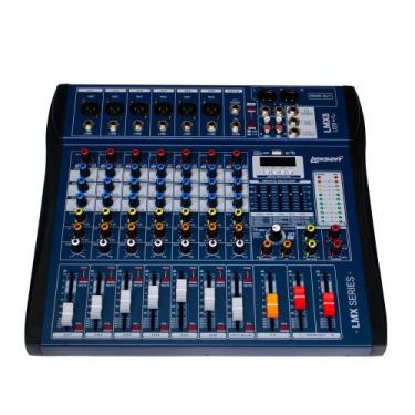 Imagem de Mesa de Som Lexsen 8 Canais, Efeitos/Interface LMX8USB